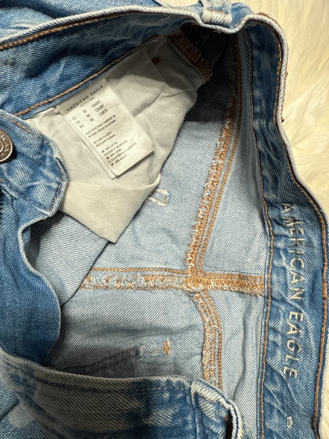 American Eagle Distressed Denim Jeans - Size US 0 Short - photo 3