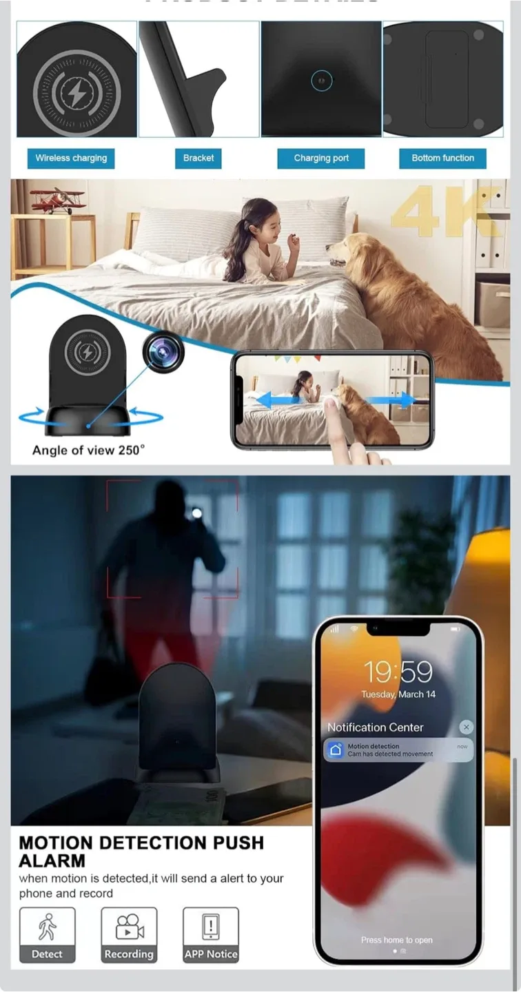 Security Camera, 2.4/5GHz Smart image indicator(4)