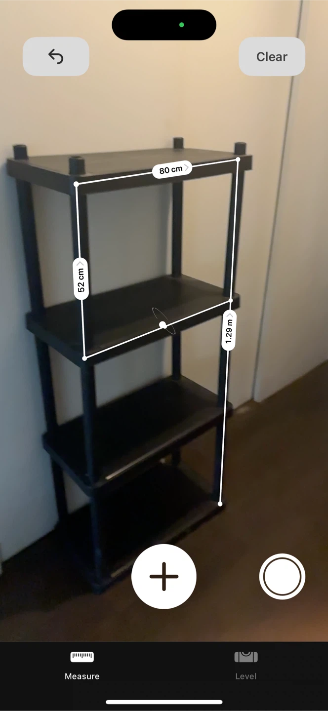 Black 4-Tier Plastic Shelf/ Rack/ Stand - 80cm Wide