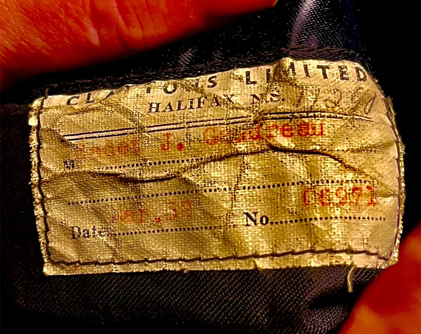 Vintage Canadian Navy Great Coat image indicator(10)