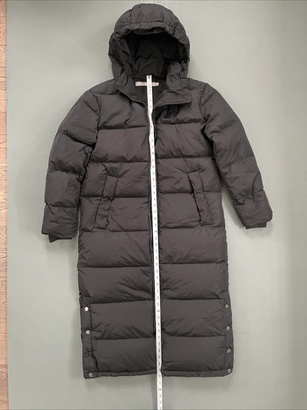 Simons Black Puffer Coat - Size L