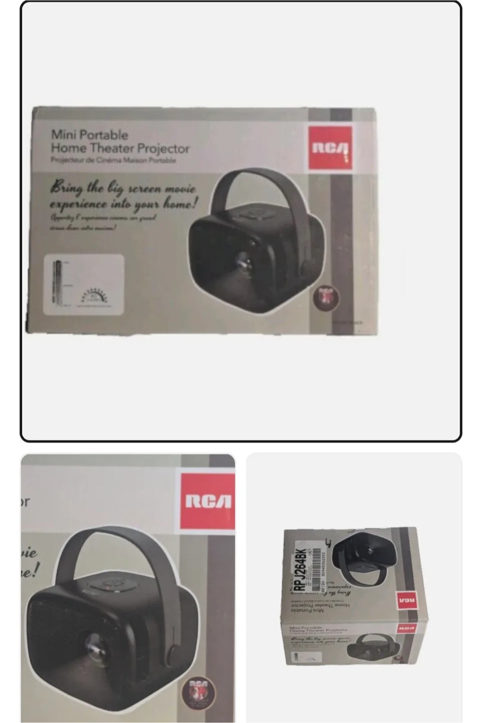 RCA Mini Portable Home Theater Projector - New!