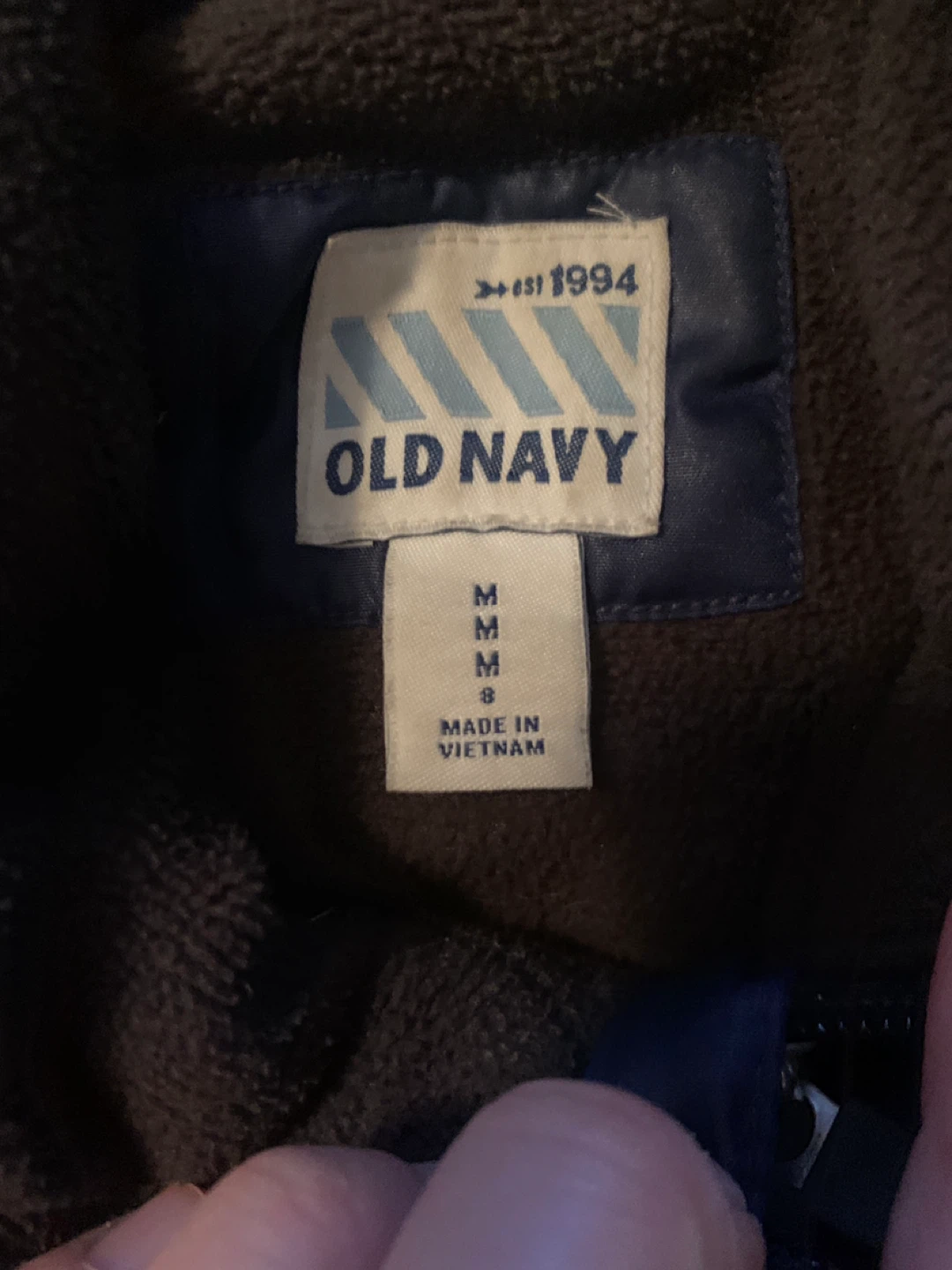 Old Navy Blue Puffer Jacket - Size M - photo 2