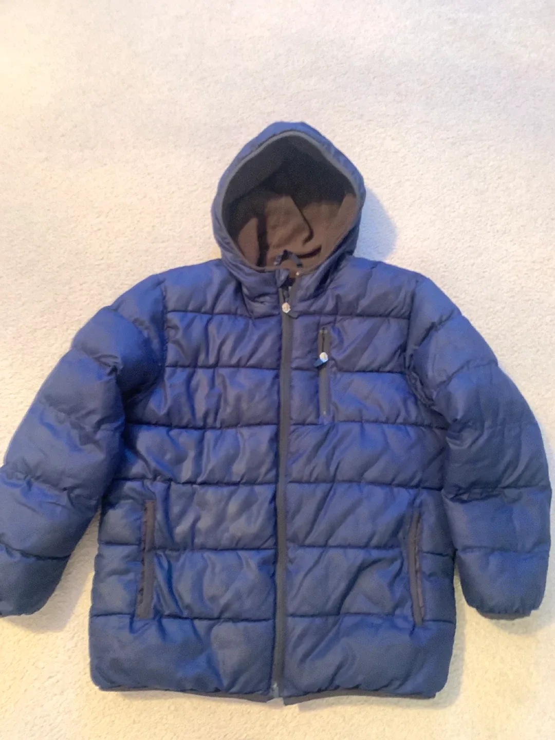 Old Navy Blue Puffer Jacket - Size M