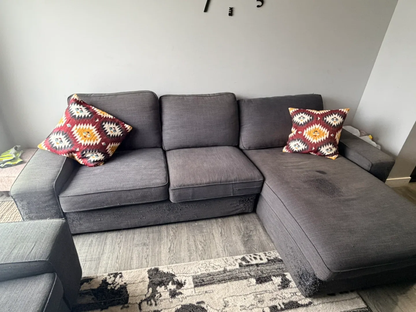 Grey Sectional Sofa image indicator(2)