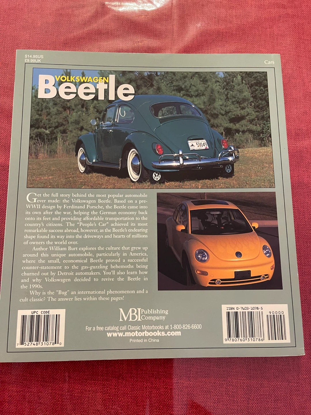 Volkswagen Beetle Book by William Burt - photo 2