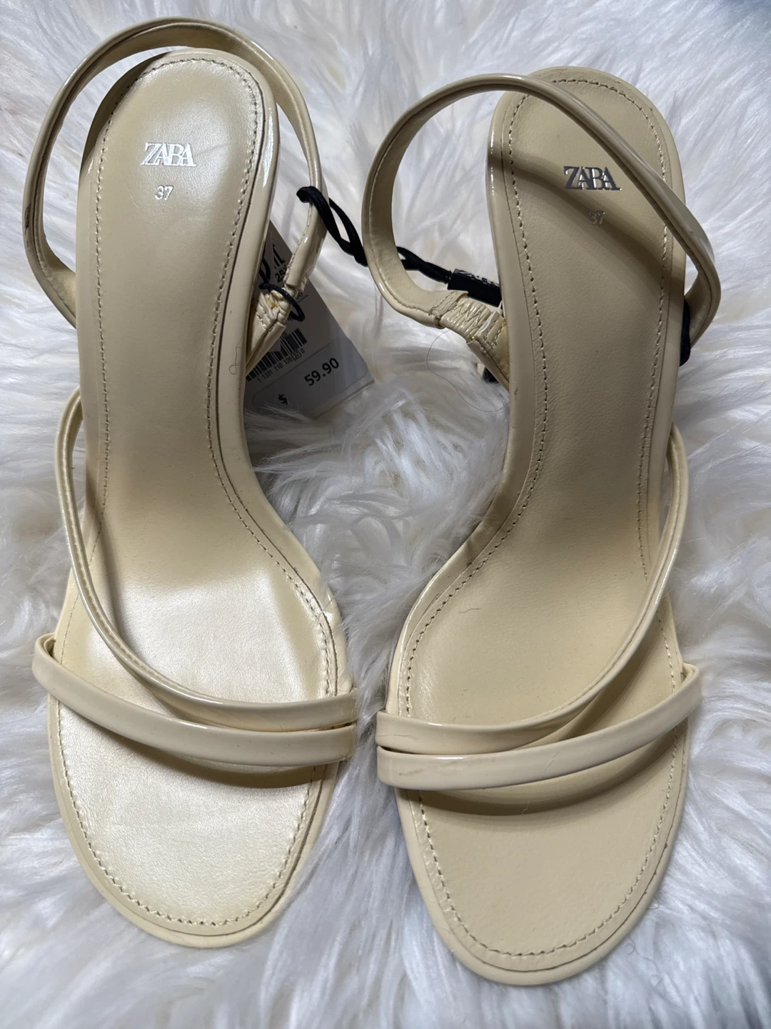 New Zara Heeled Sandals Size 37