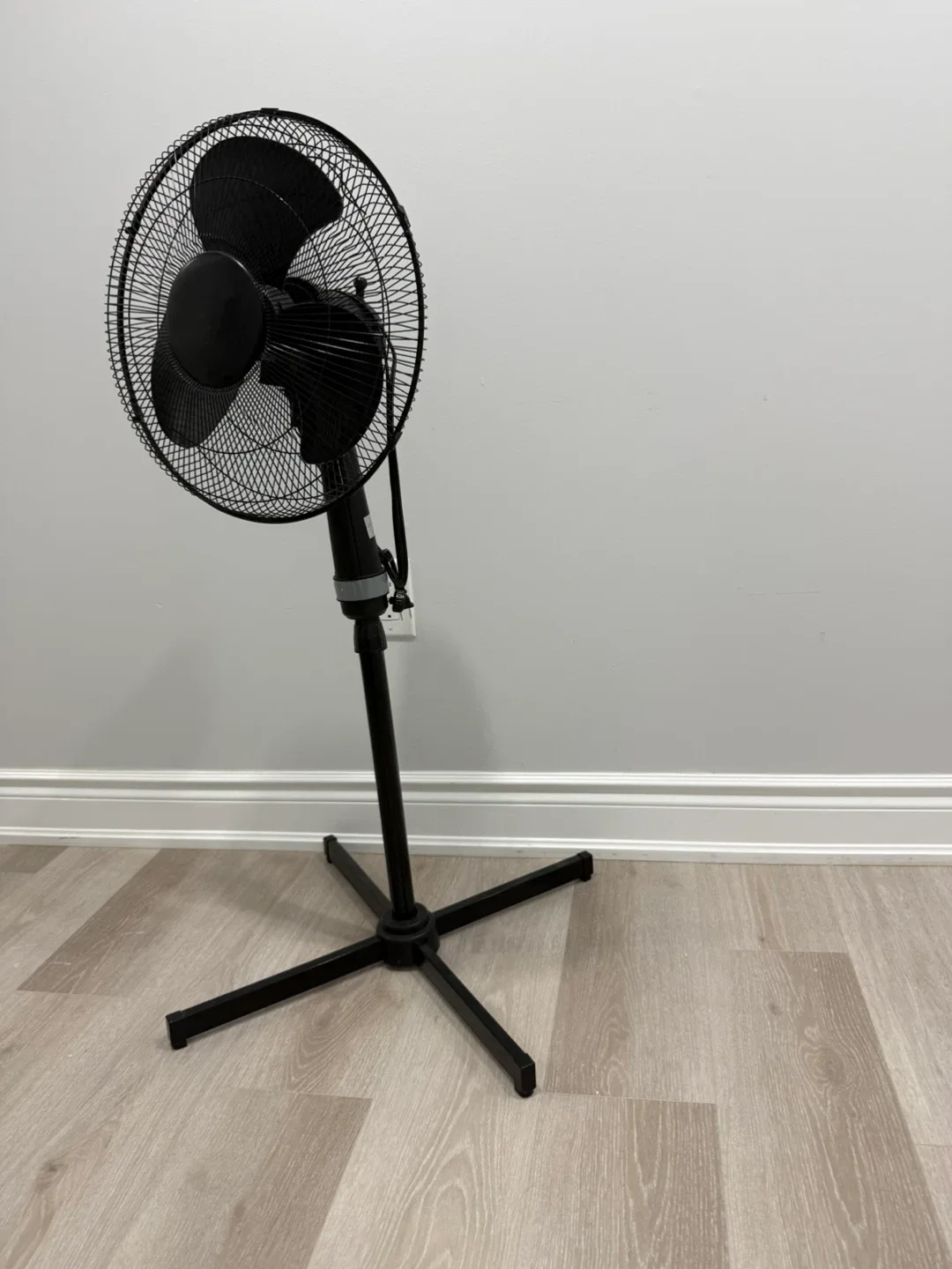 Black Stand Fan