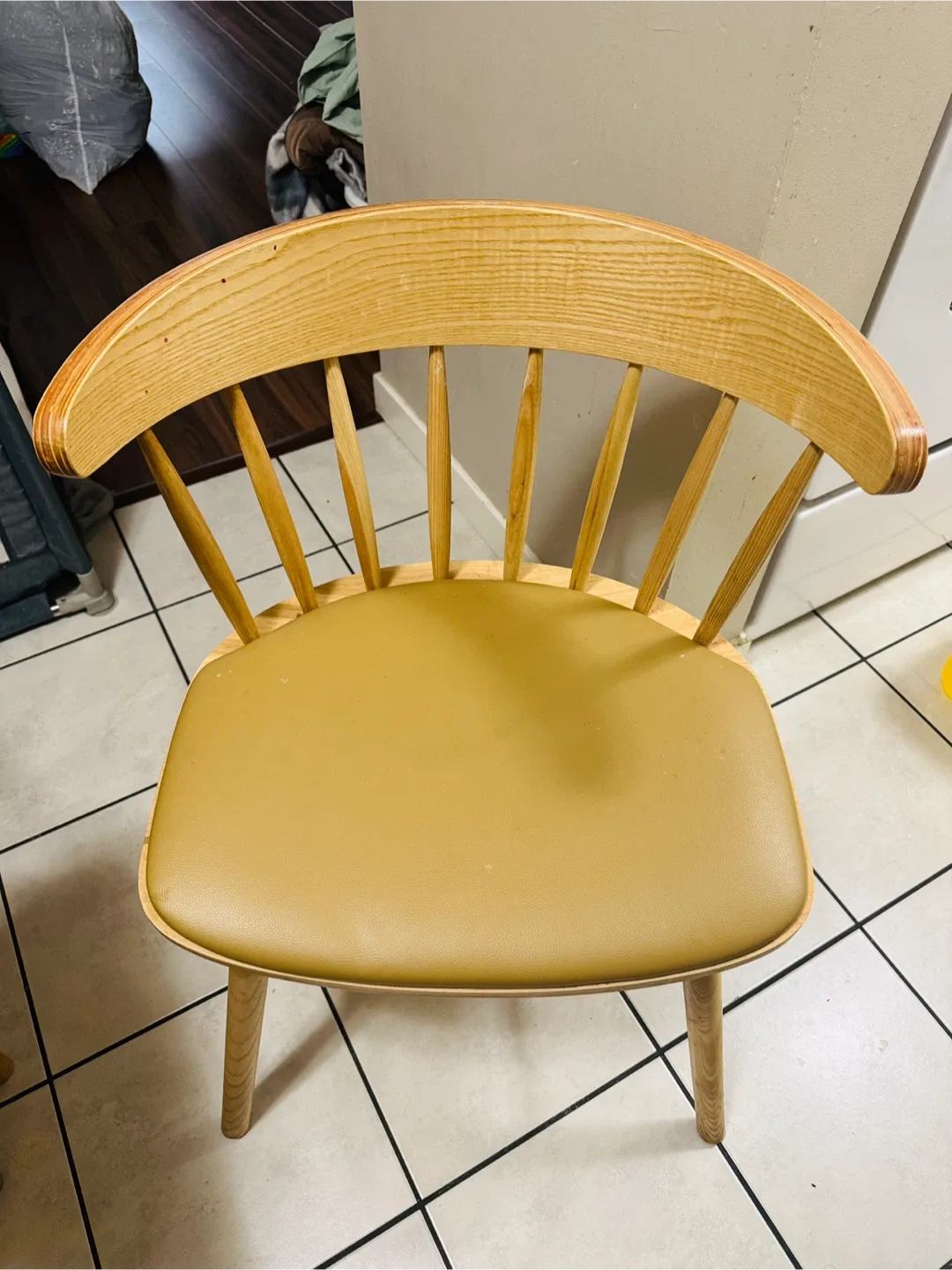 Wooden Dining Chair with Cushioned Seat image indicator(2)