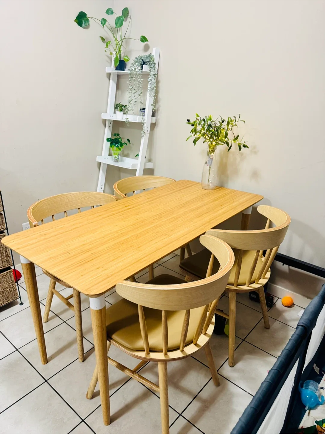 Wooden Dining Chair with Cushioned Seat image indicator(3)