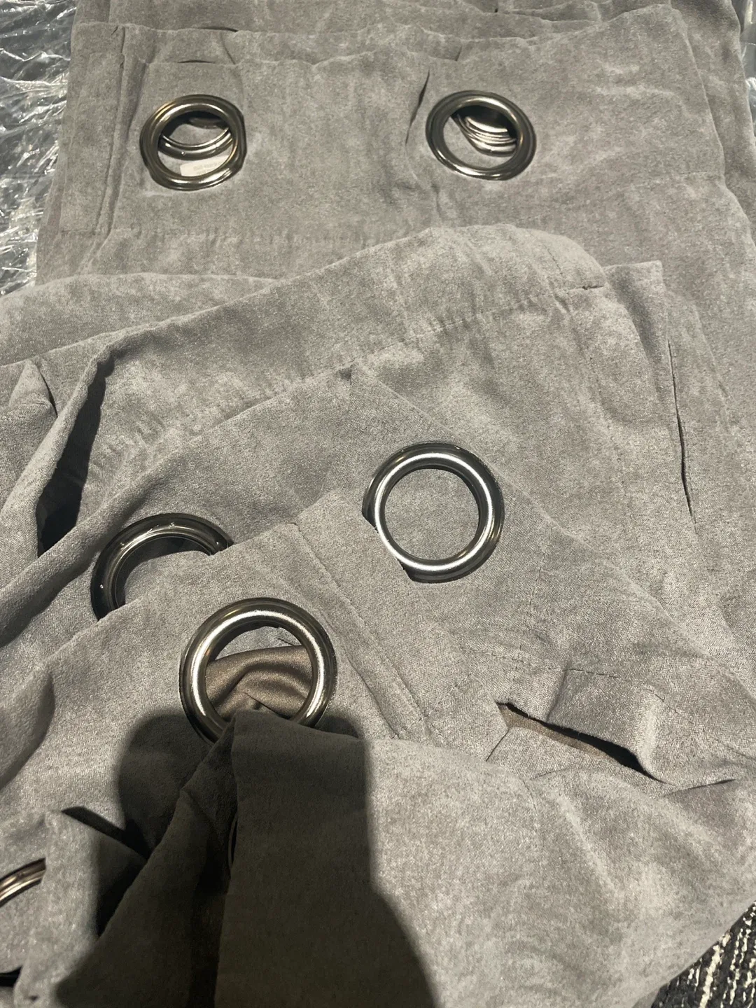 Grey Velvet Curtains image indicator(4)