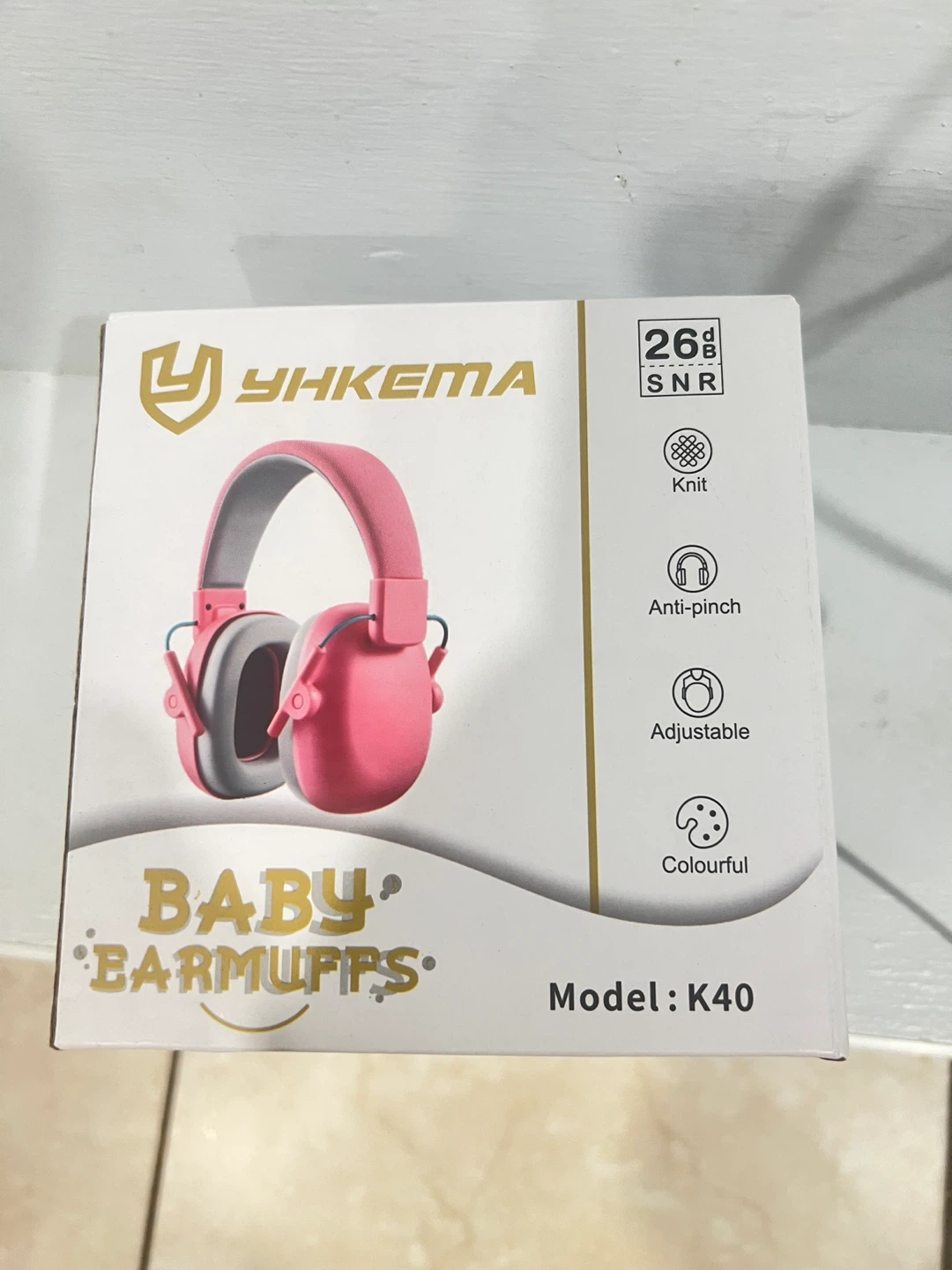 Baby Earmuffs - Pink, Model K40 - photo 2