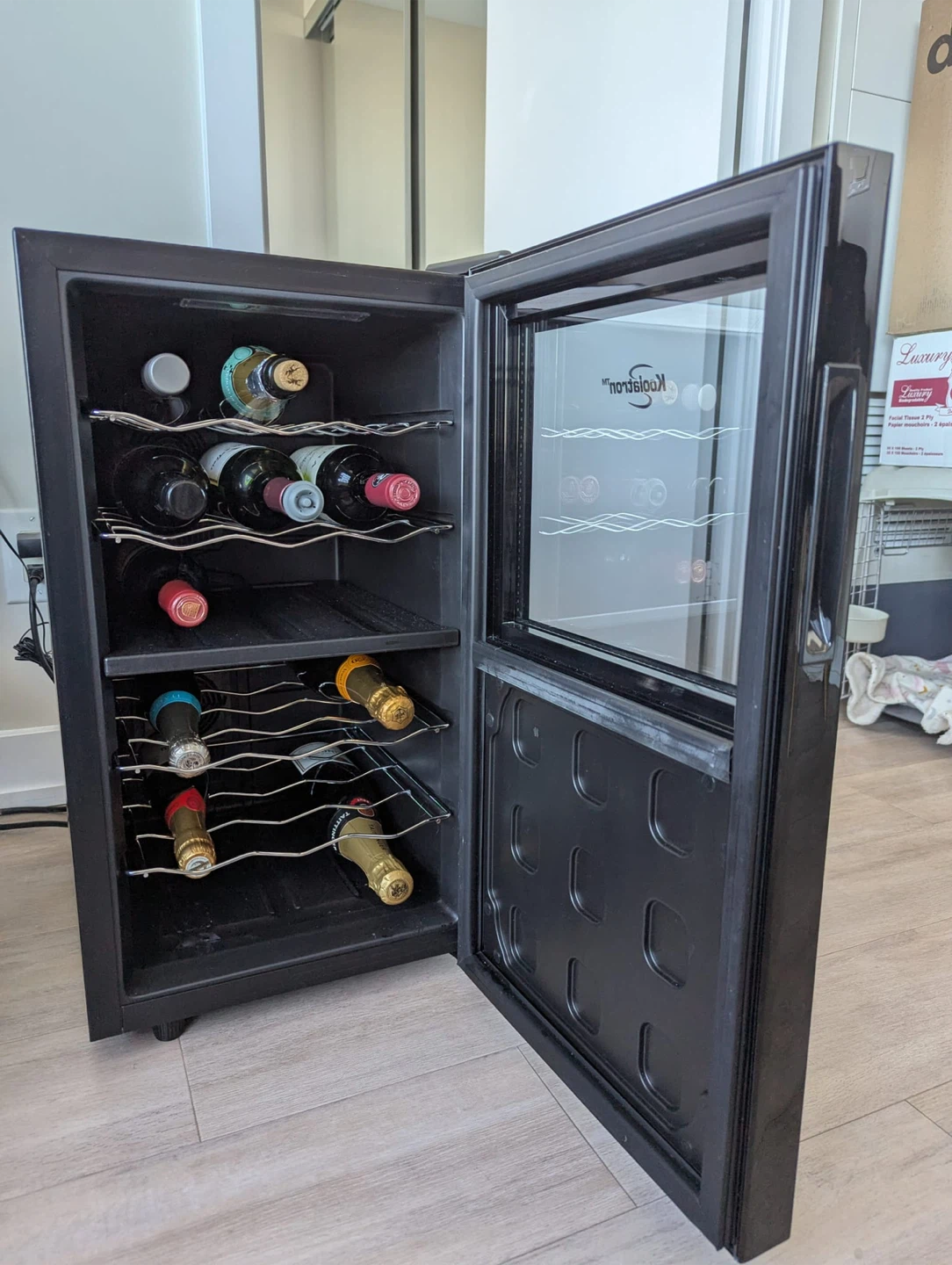 Moving out sale! Last chance! Koolatron Dual Zone Wine Cooler - photo 2