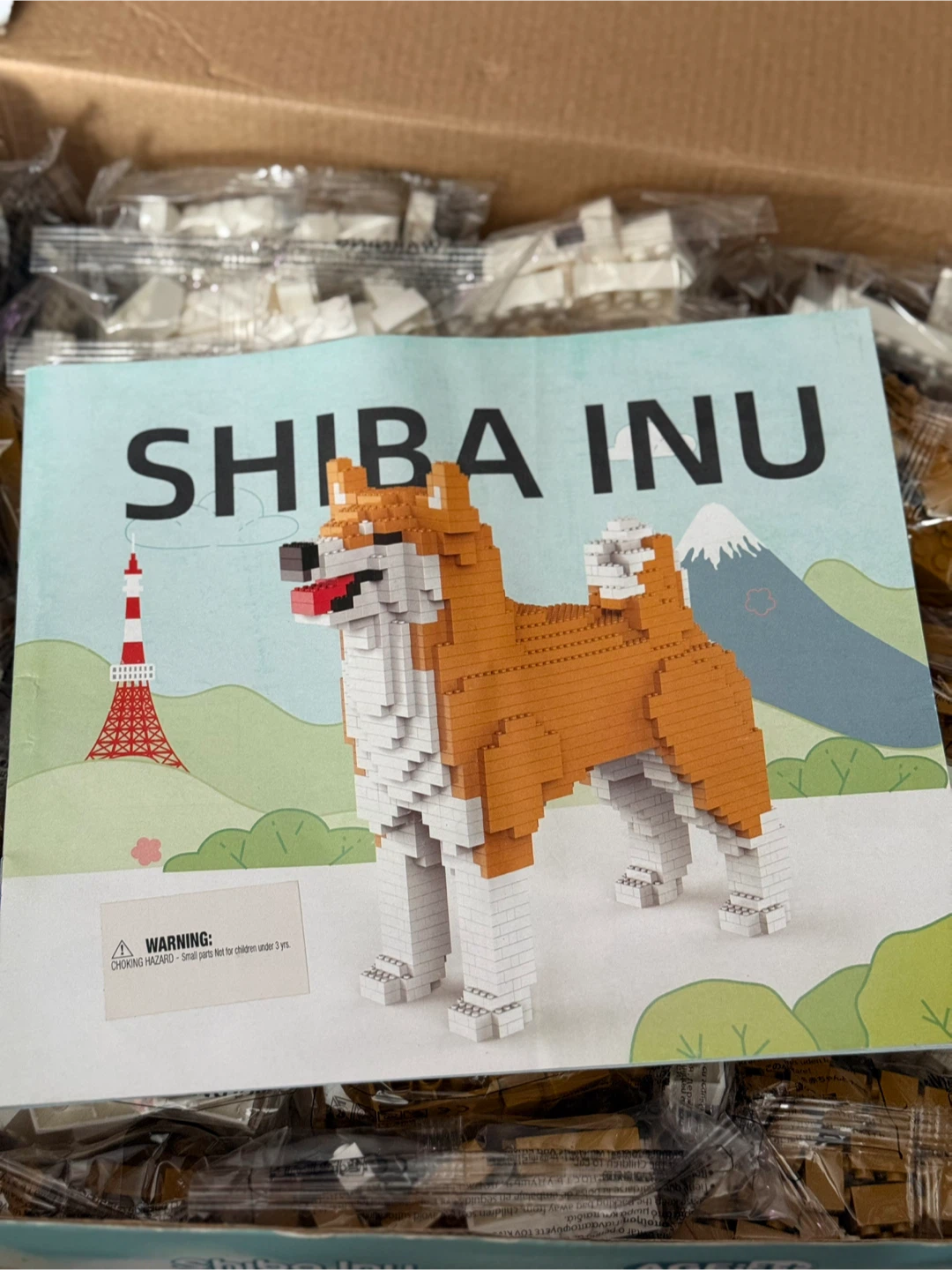 Exercise N Play Shiba Inu Building Blocks - 1512 Pieces, Ages 3+ - photo 2