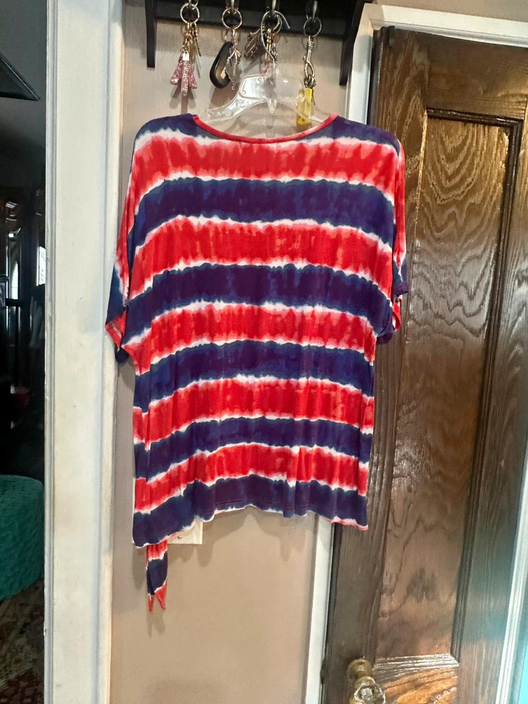 Cathy Daniels XL Red/Blue Top - photo 5