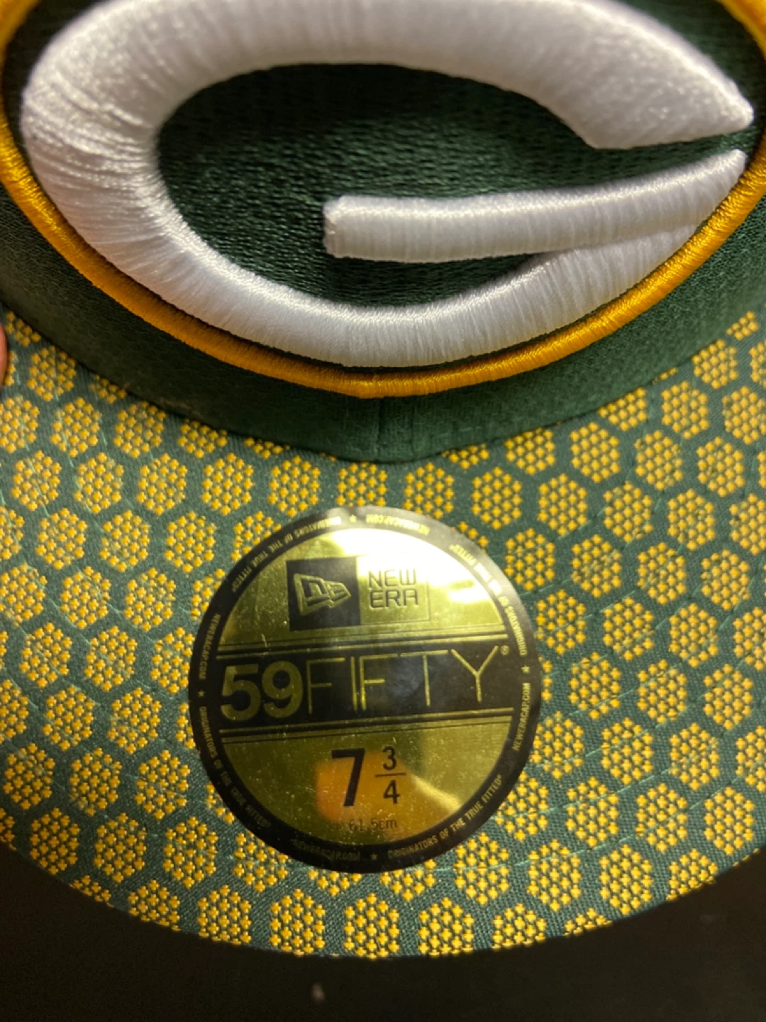 New Era Green Bay Packers 59FIFTY Hat - Size 7 3/4 - photo 4