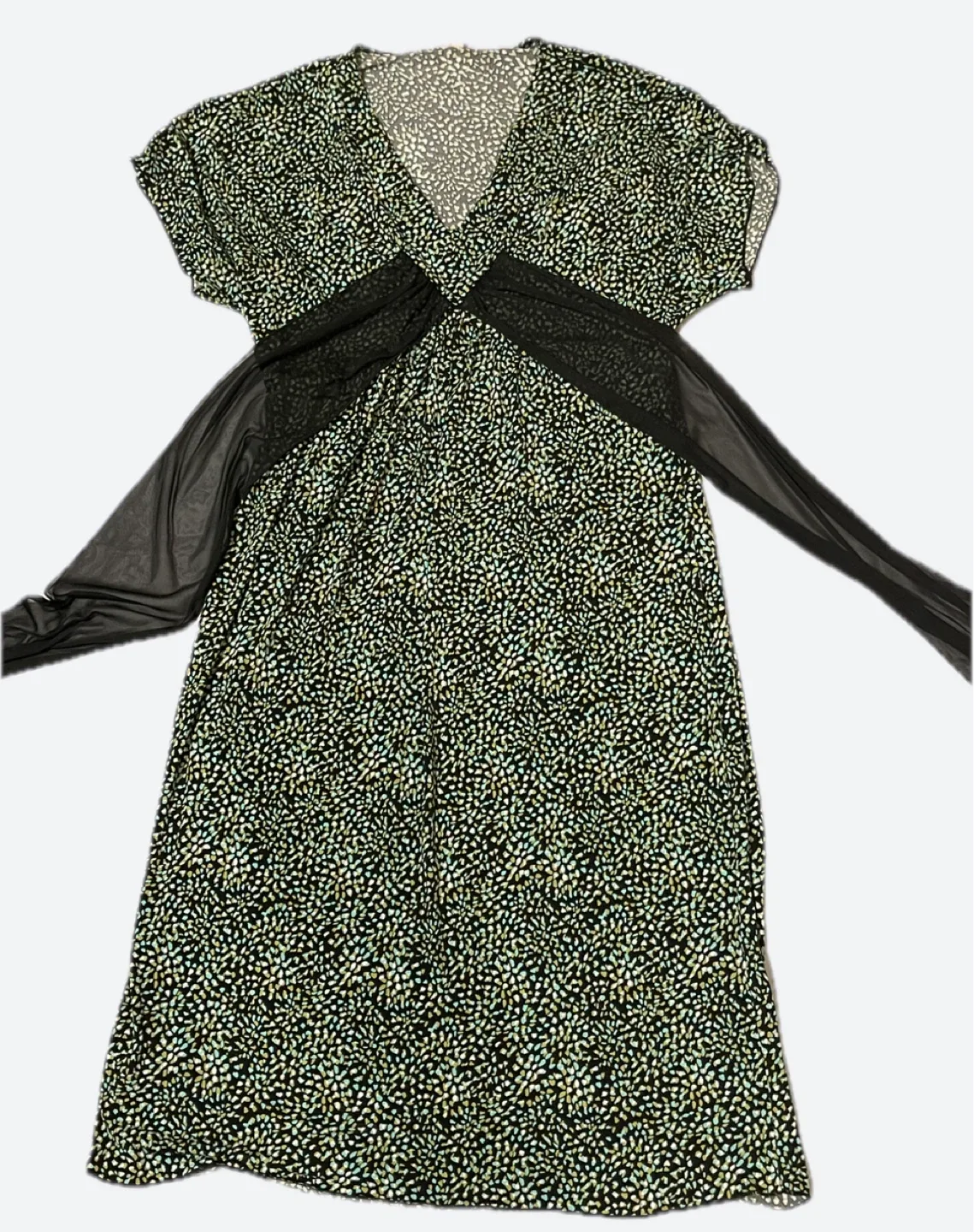 Floral Print Dress with Tie Detail