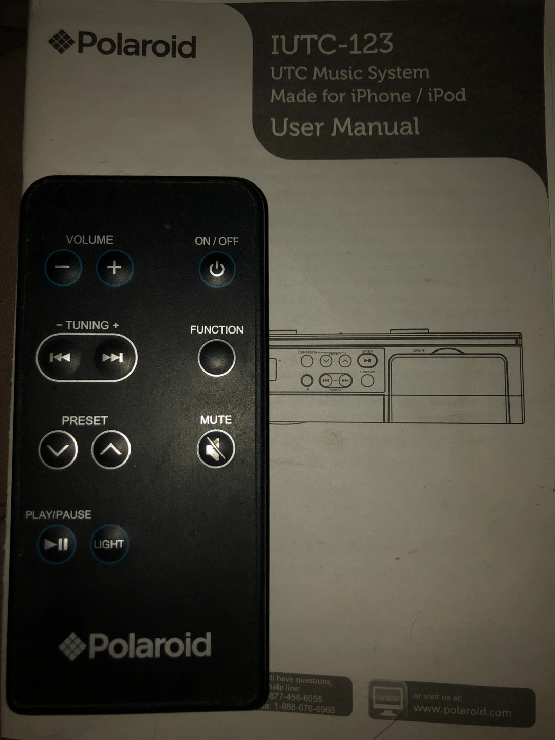 Polaroid IUTC-123 Under-The-Counter Music System - photo 5