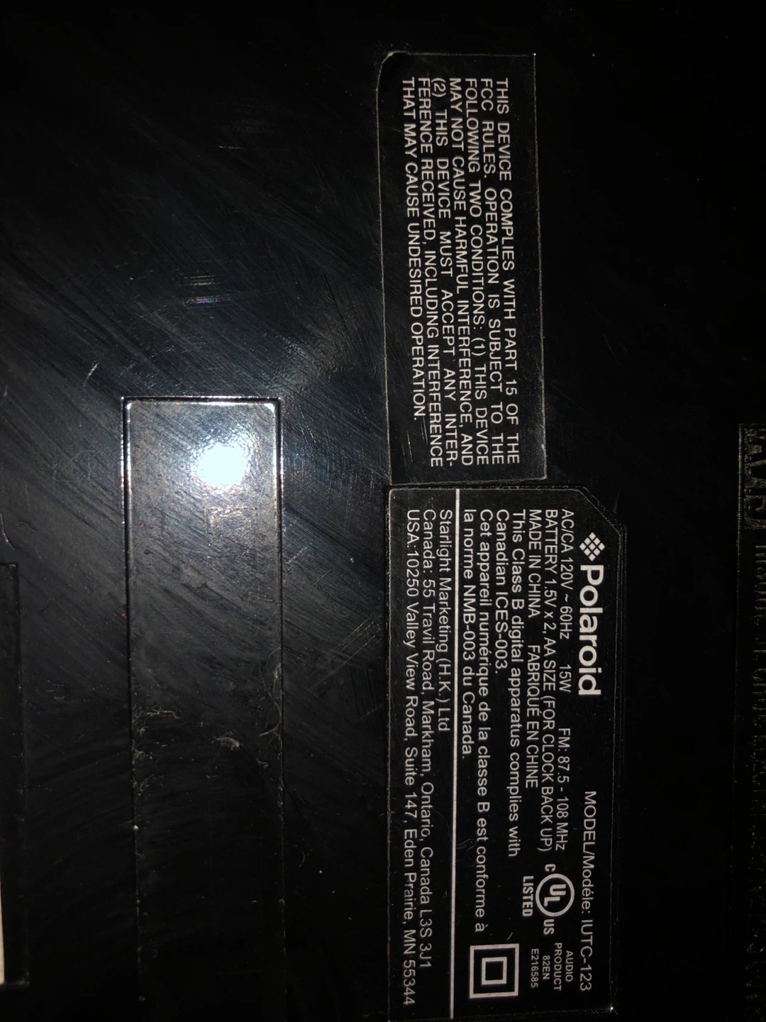 Polaroid IUTC-123 Under-The-Counter Music System - photo 4