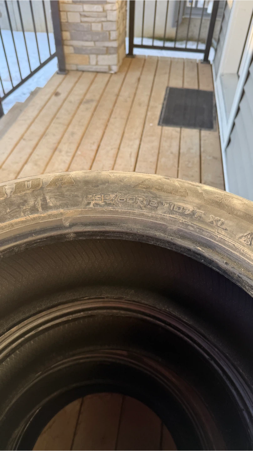Set of 4 Winter Tires 235/60R18 - photo 4