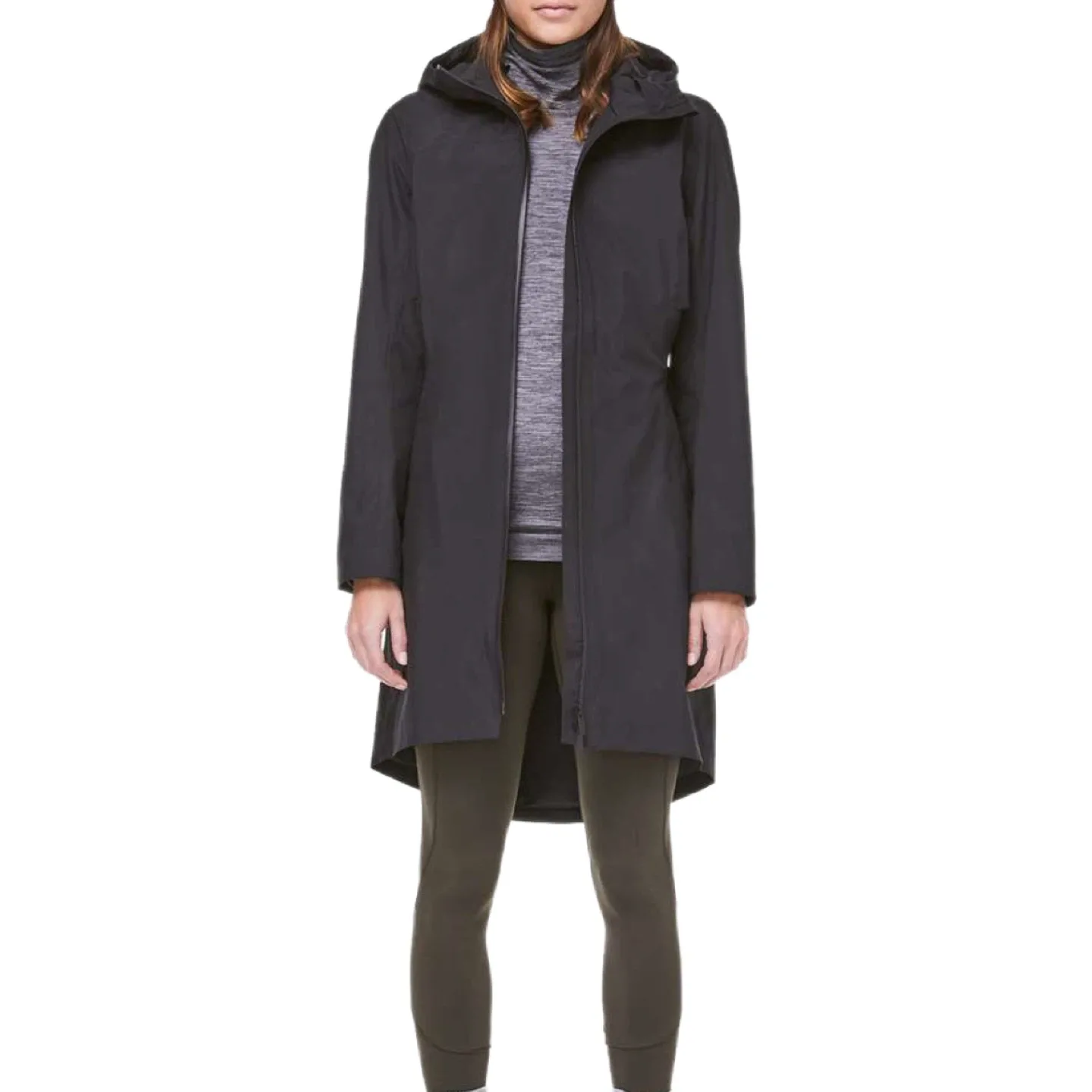 Lululemon Rain Rules Jacket in Black Size Medium image indicator(2)