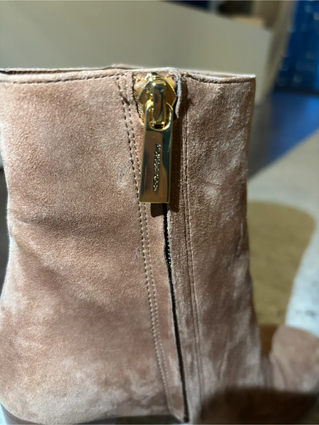 Michael Kors Brown Suede Booties - Size 6.5 image indicator(6)