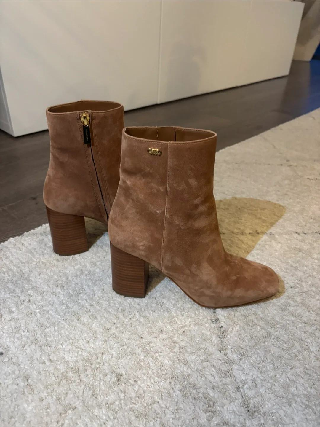 Michael Kors Brown Suede Booties - Size 6.5