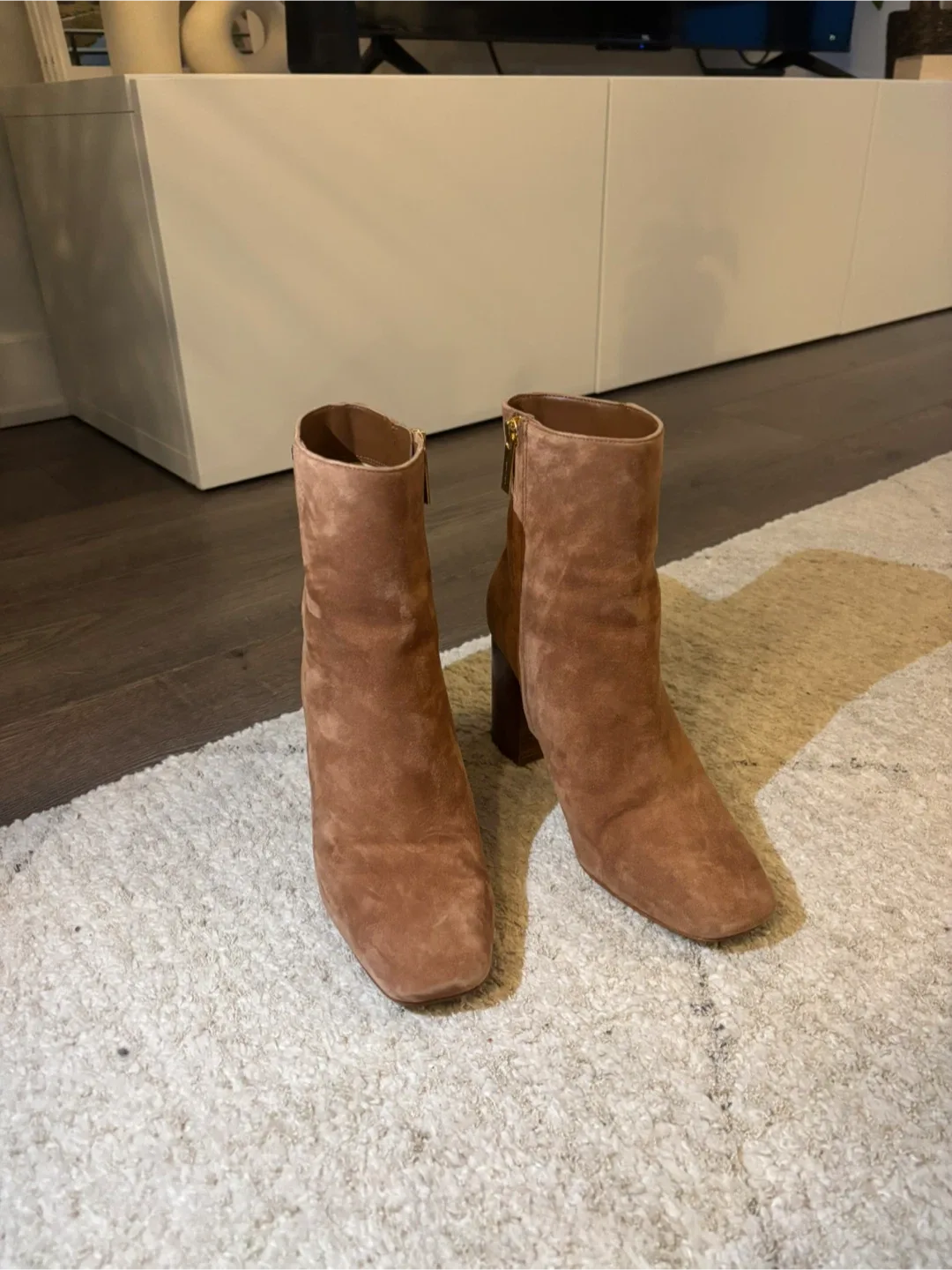 Michael Kors Brown Suede Booties - Size 6.5 image indicator(3)
