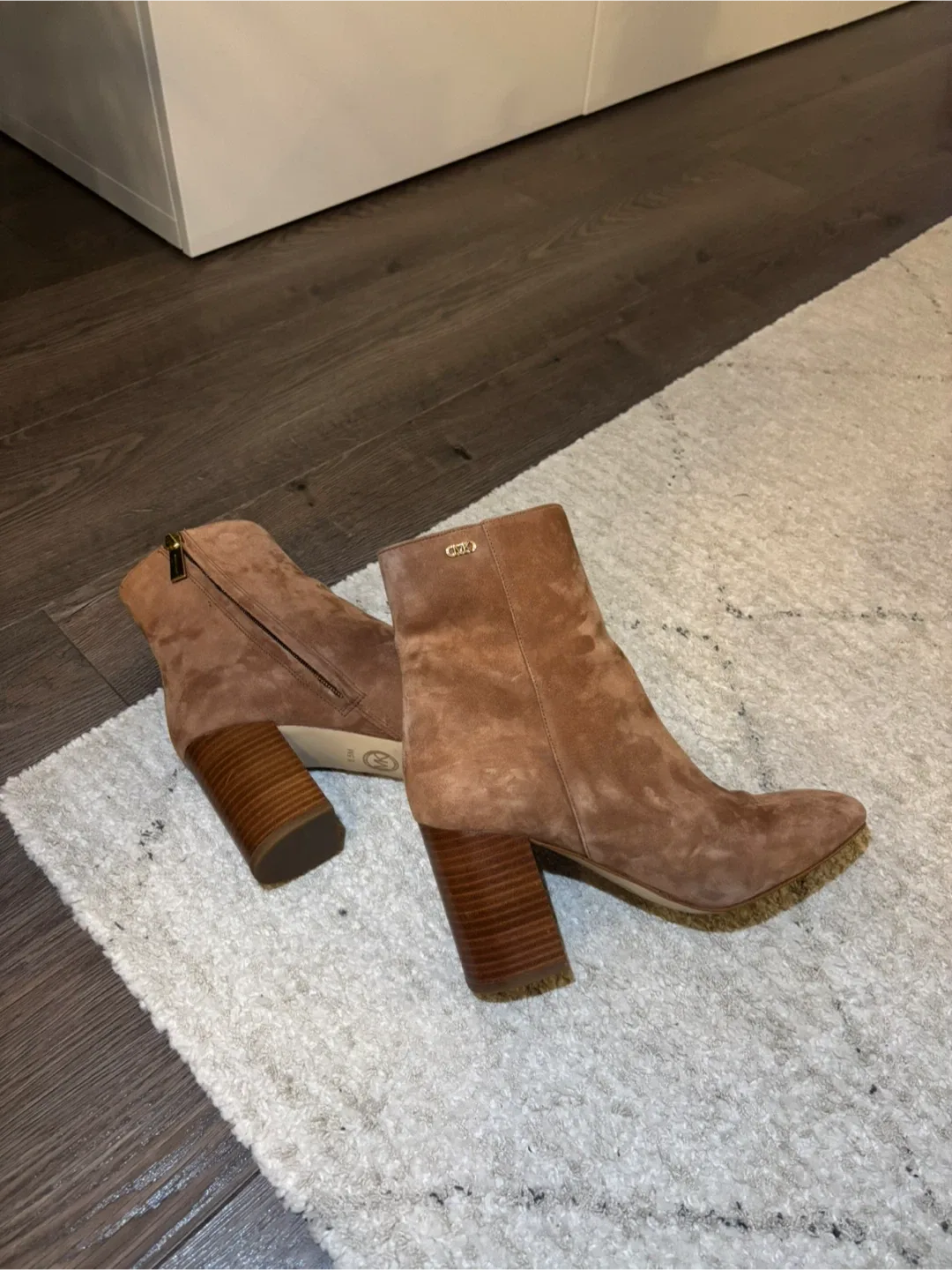 Michael Kors Brown Suede Booties - Size 6.5 image indicator(7)