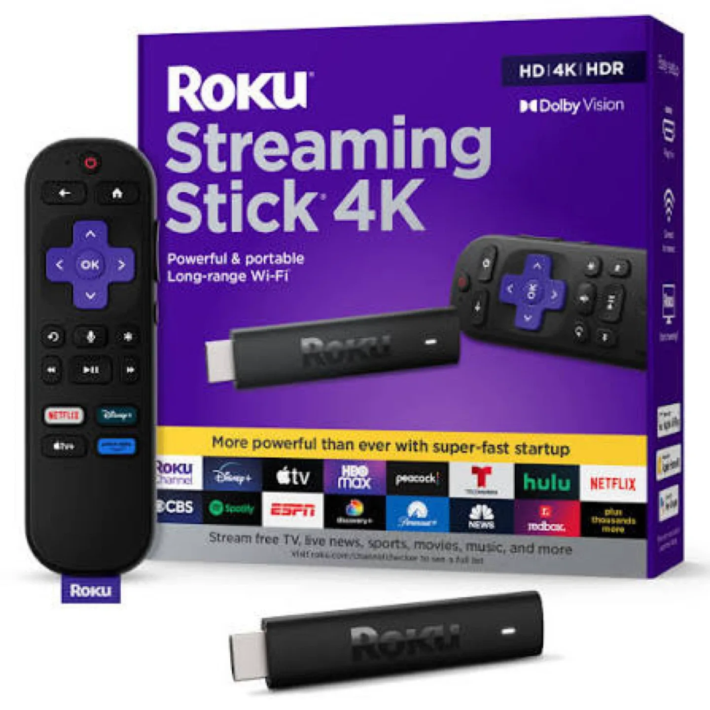 Roku Streaming Stick 4K - Like New!