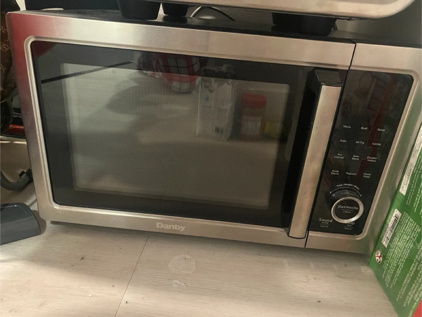 Danby Stainless Steel Countertop Microwave