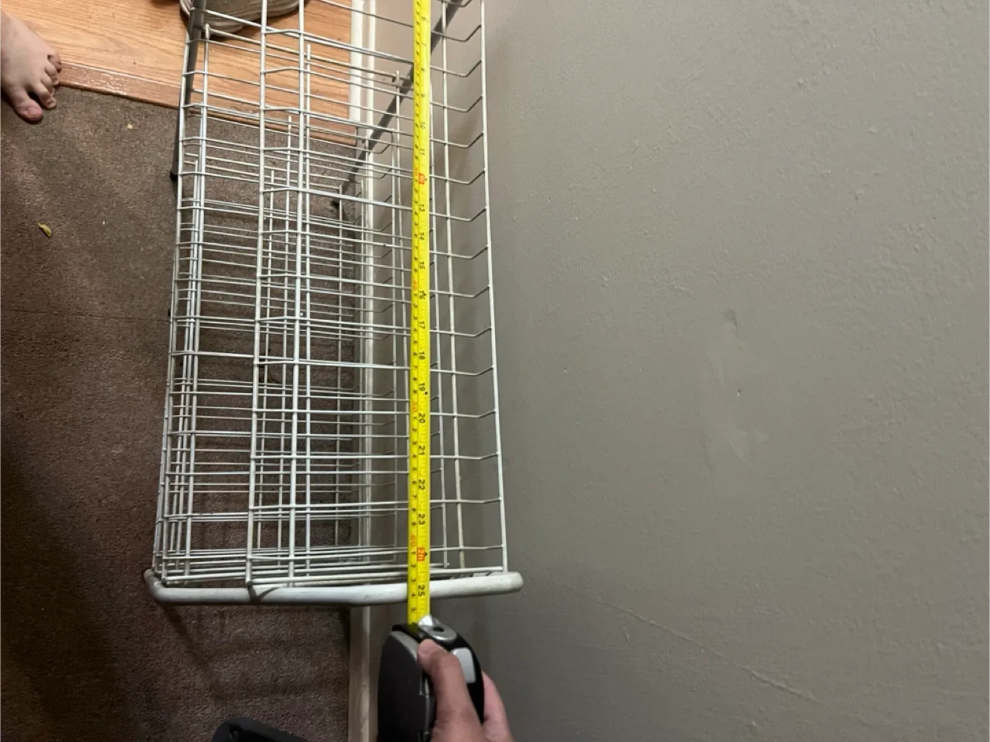 White Metal 3-Tier Shoe Rack image indicator(4)