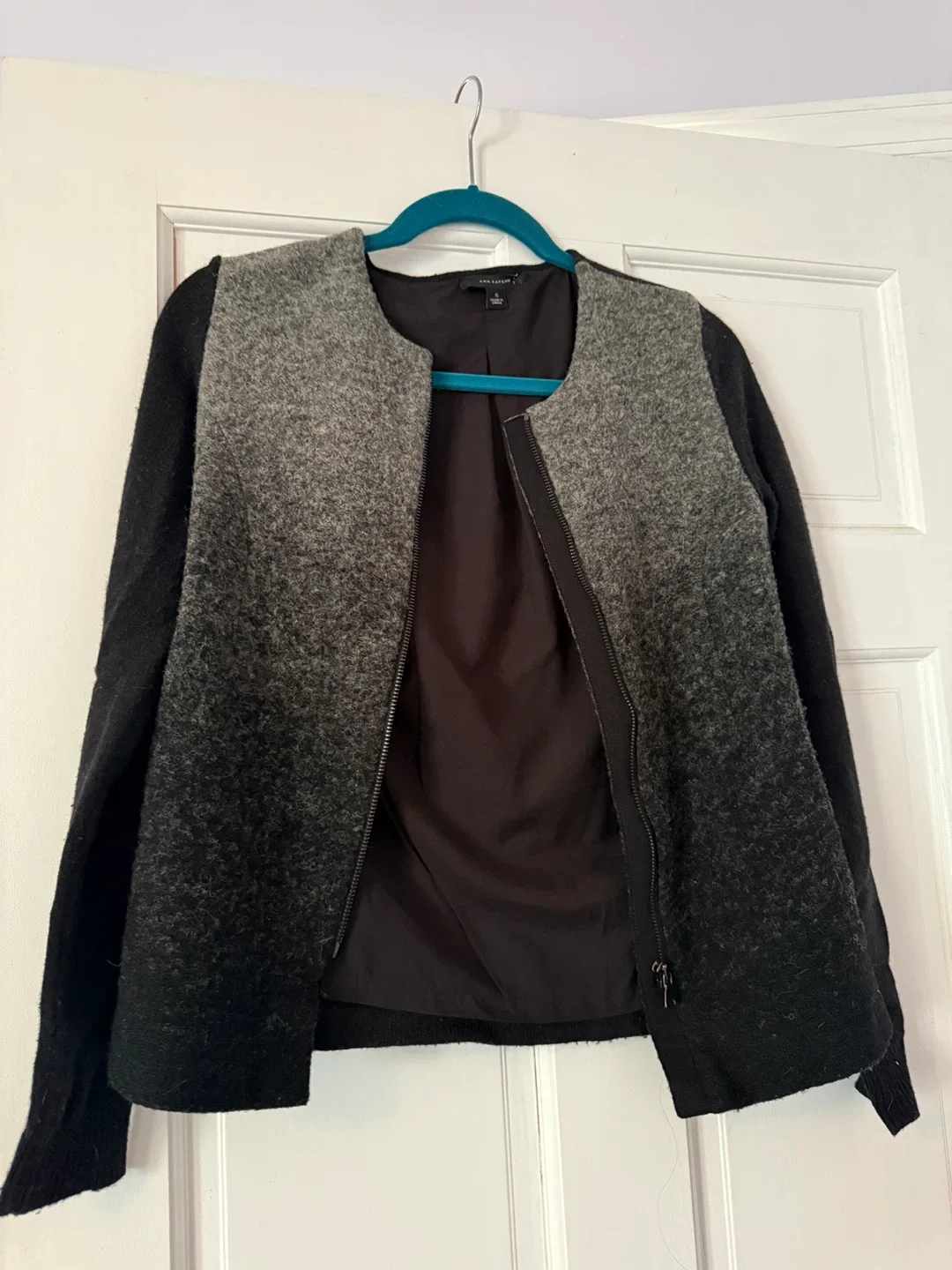 Ann Taylor Ombre Wool Blend Jacket - Size S