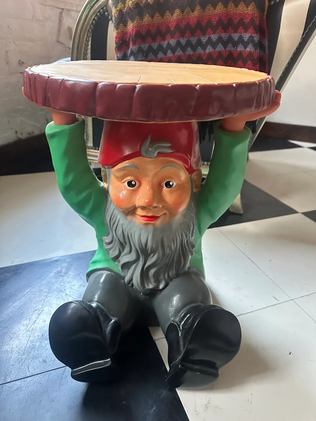 Kartell Attila Gnome Side Table/Stool by Philippe Starck