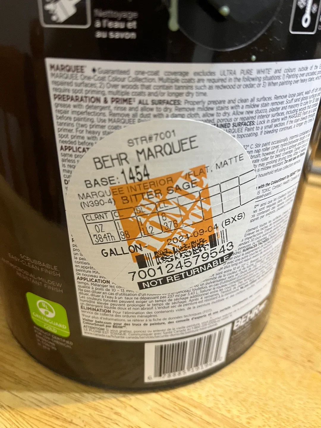 Behr Marquee Interior Paint - Bitter Sage image indicator(3)