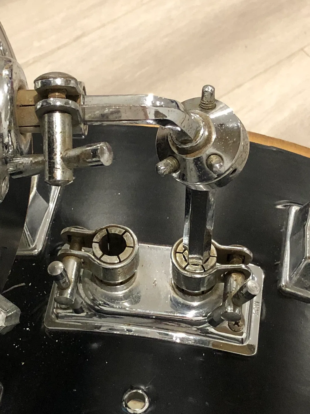 Drum set with vintage 24” bass drum image indicator(8)