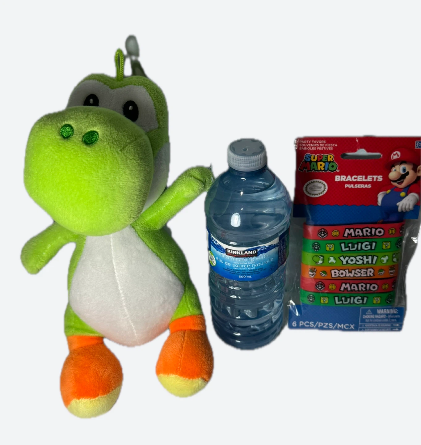 Super Mario Yoshi Plush & NEW Bracelet Set - photo 2