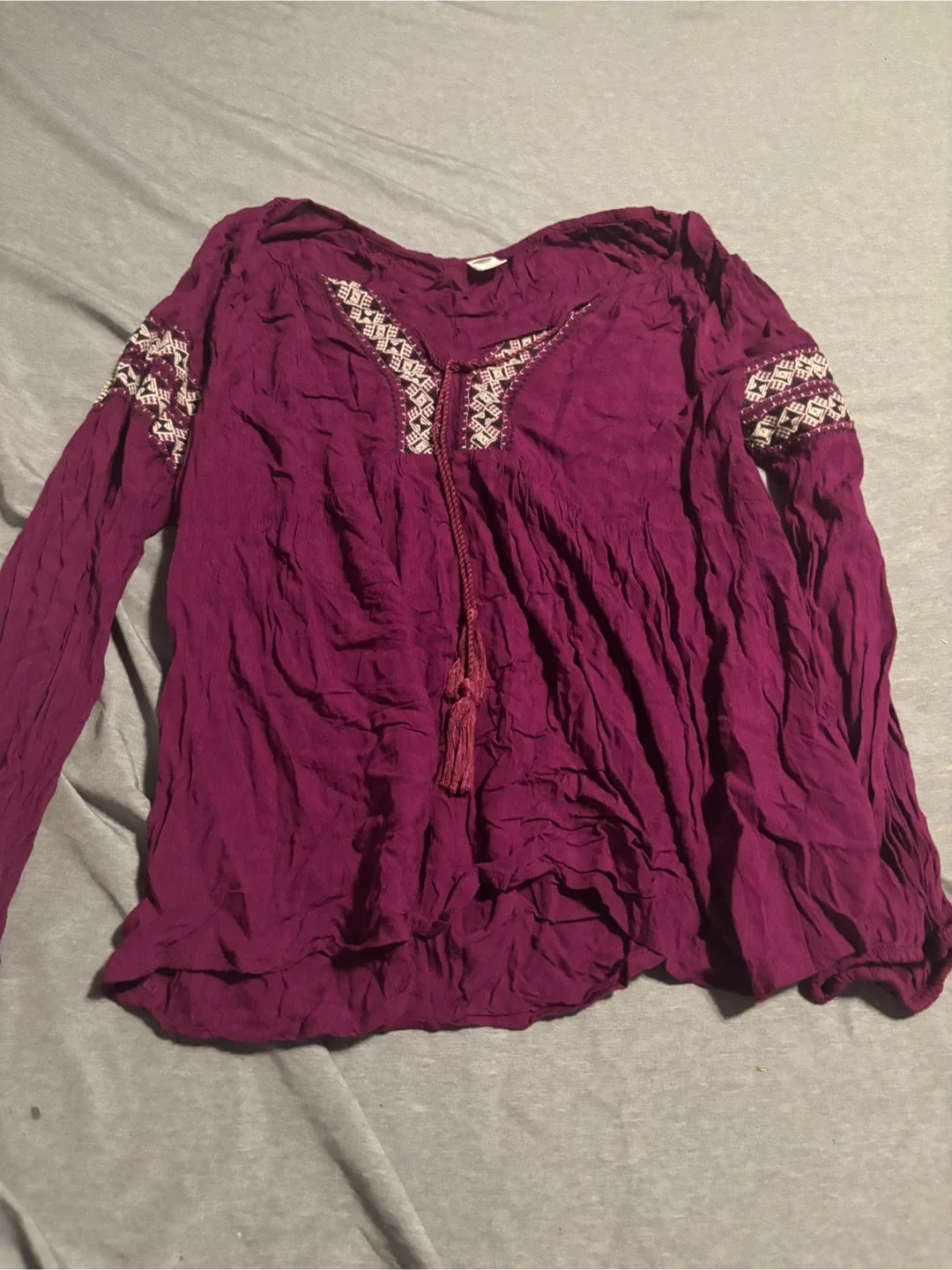 Old Navy Blouse - Purple, Size M