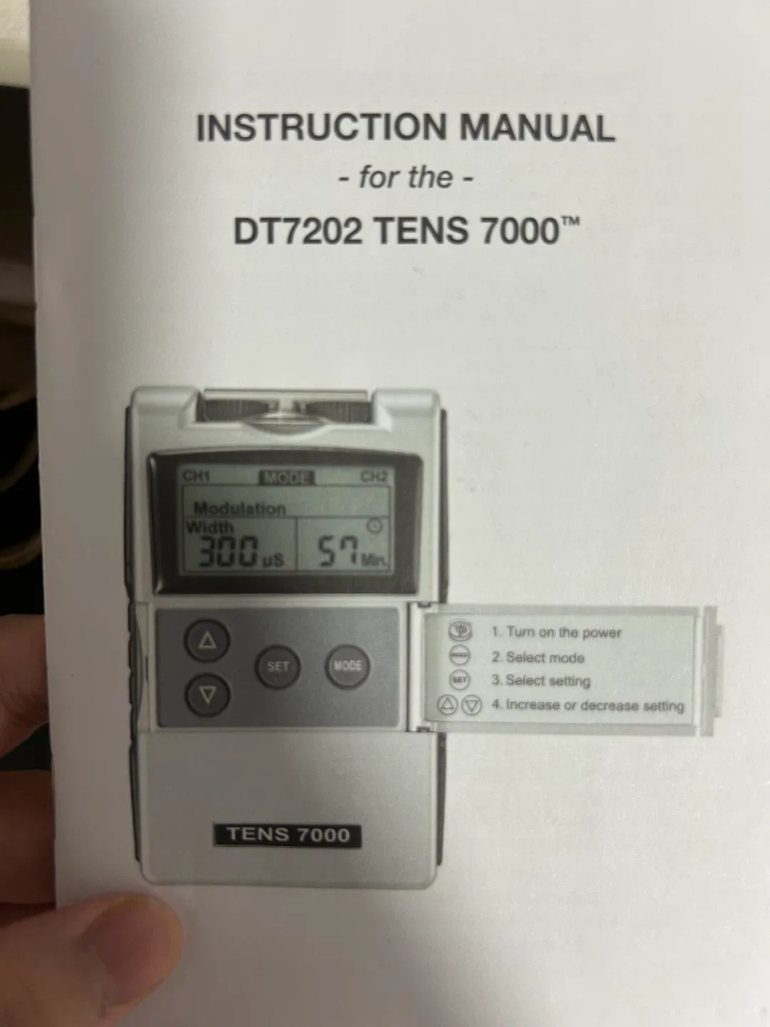 TENS 7000 OTC Electrodes + Unit
