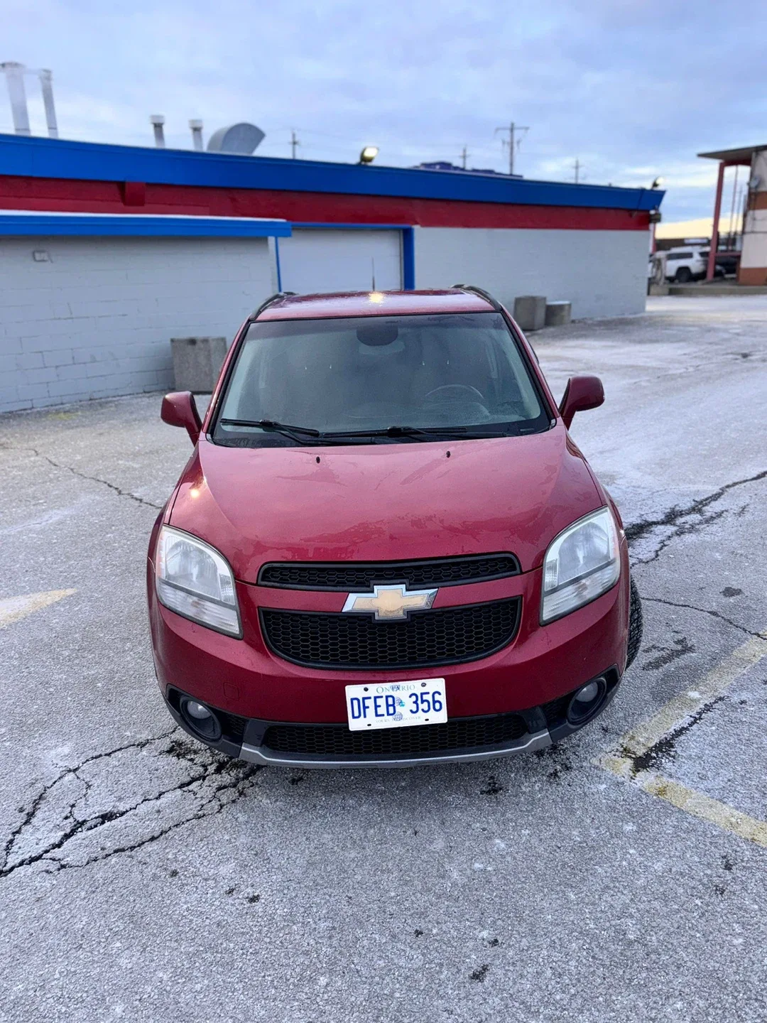 Red Chevrolet Orlando