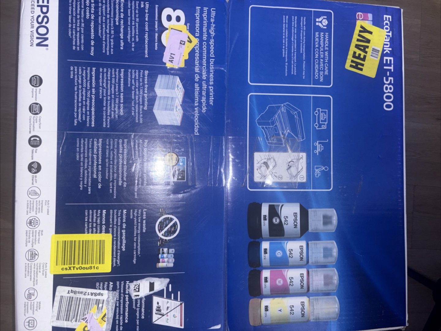 BRAND NEW Epson EcoTank ET-5800 Printer - photo 3