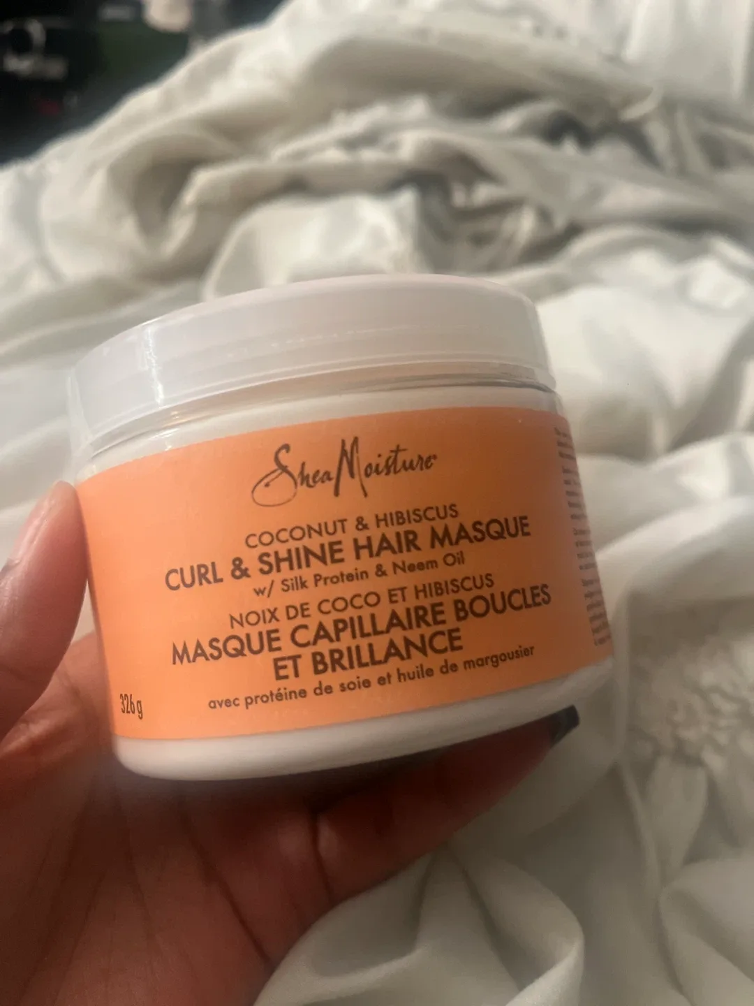 Shea moisture hair masque