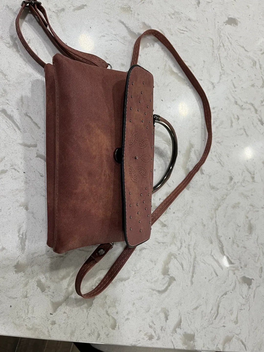 Brown crossbody bag