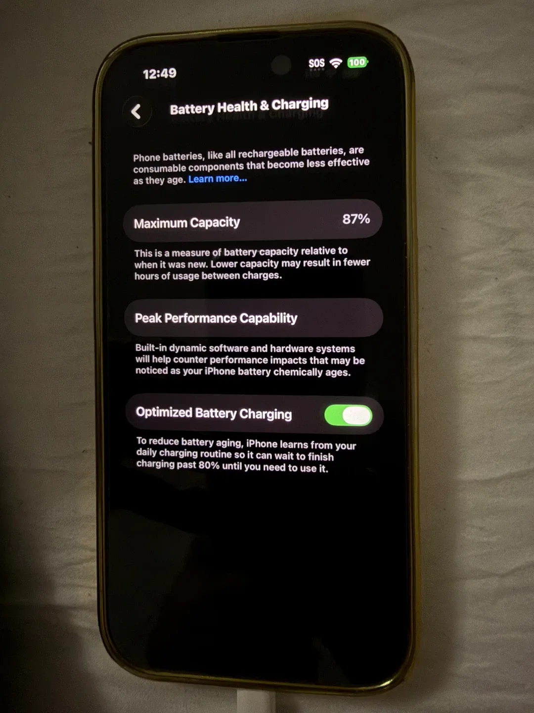 iPhone 14 Pro 128 gb with Versace Case image indicator(5)