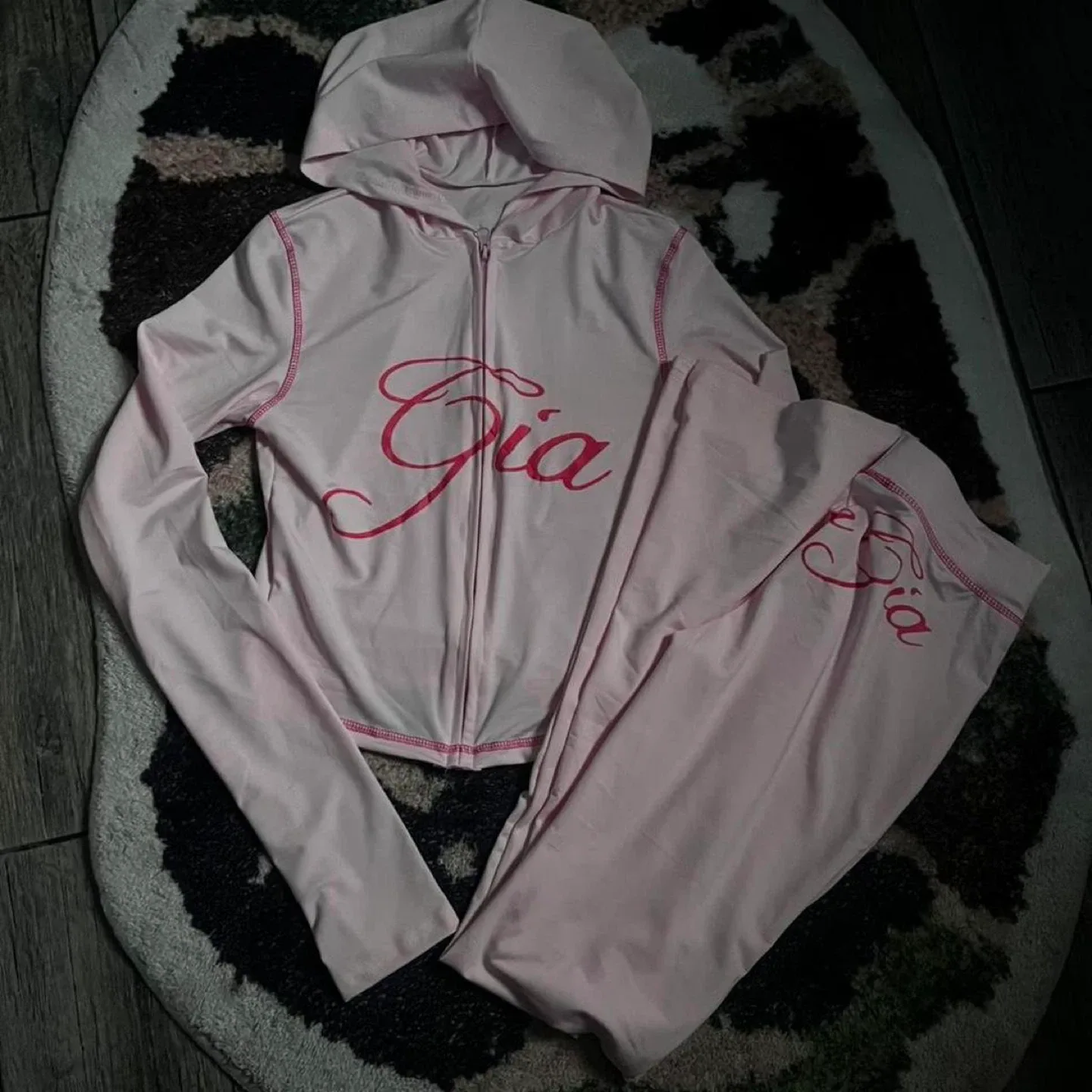 I Am Gia Pink Tracksuit Set