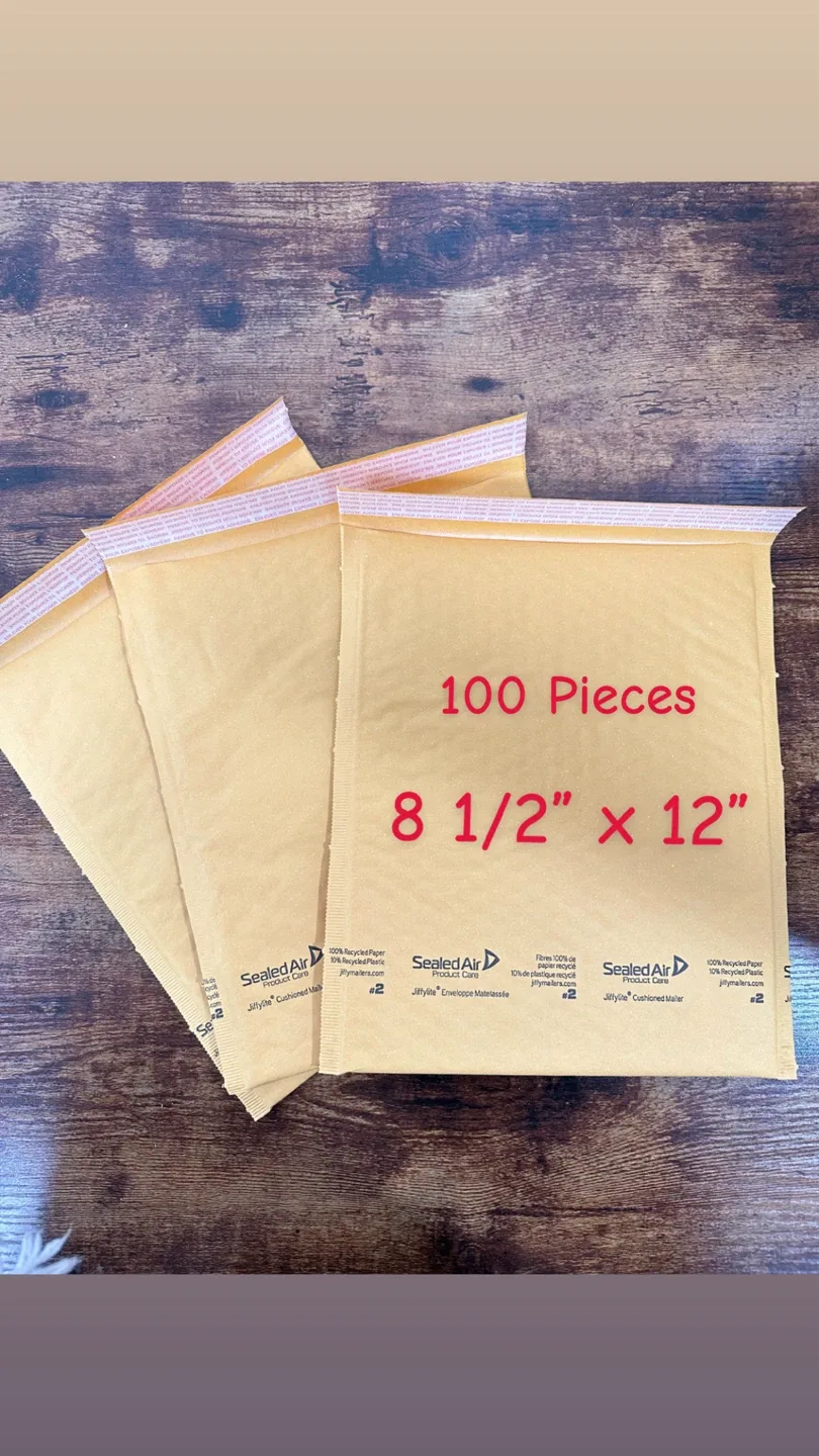 Sealed Air Cushioned Mailers 8 1/2" x 12"