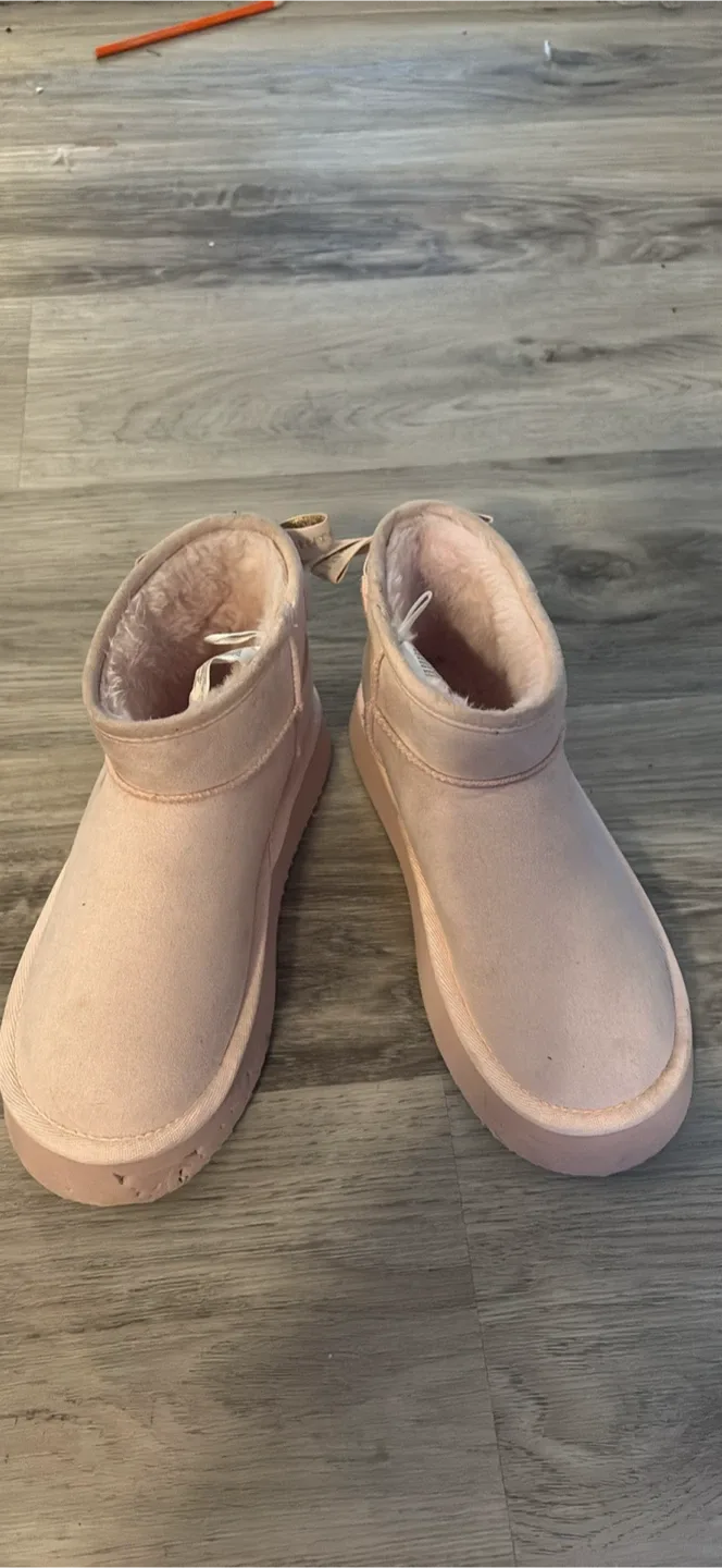 Juicy Couture Pink Boots, Size 3
