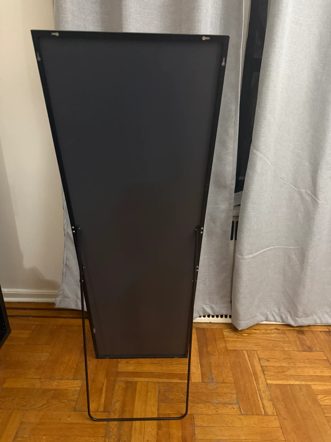 Full Length Standing Mirror with Kickstand – Black frame - photo 3