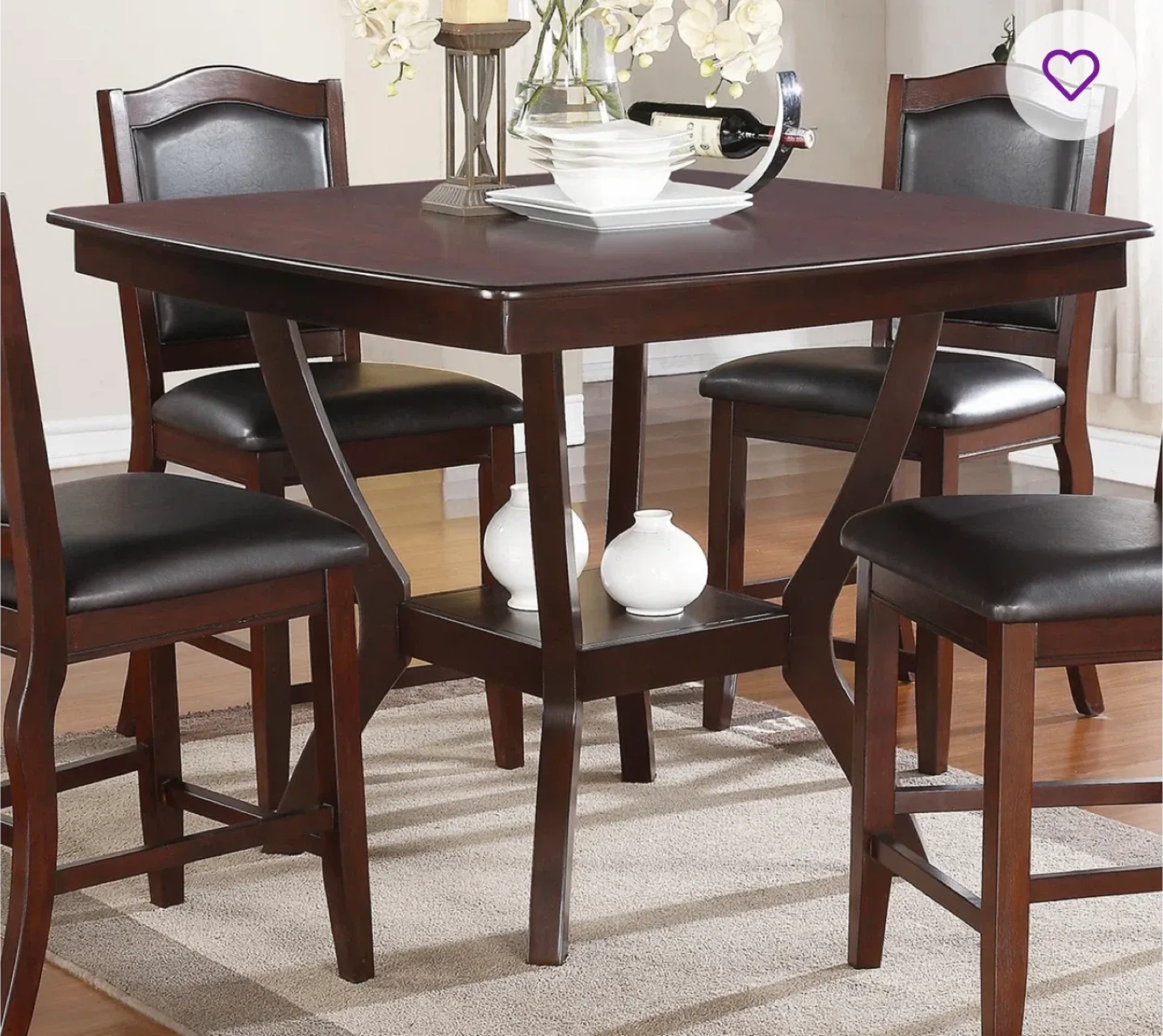 Dining Table Set with 6 Chairs