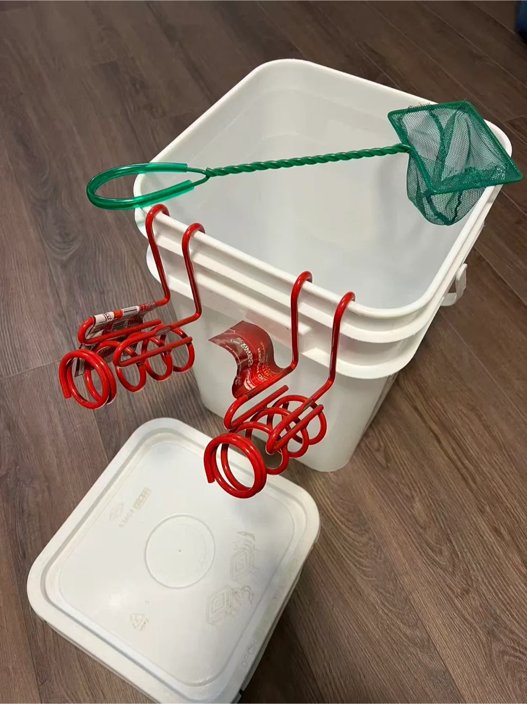 Berkley Fishing Rod Holder, Net and bucket for ice fishing